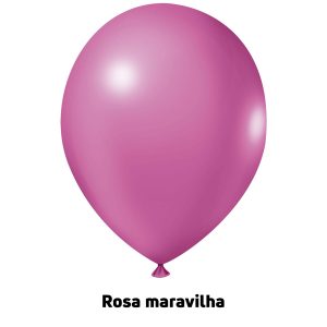 Balão Liso Rosa Maravilha