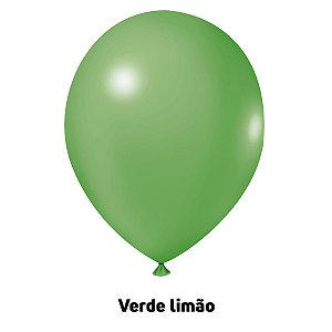 Balão Liso Verde Limão