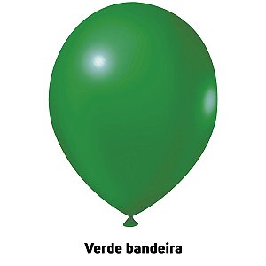 Balão Liso Verde Bandeira