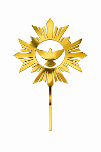 Topo de Bolo Acrílico 90 Anos Dourado – 18 cm x 12 cm