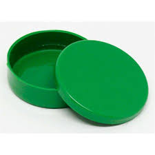 Latinha Plástica Colorida – 10 Unidades - Verde Escuro