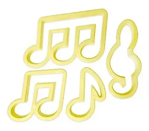 Cortador de Notas Musicais C/4 Peças Blue Star