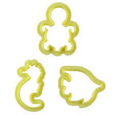 Cortador Kit Animais Marinhos Cod. 1 C/3 Peças Blue Star