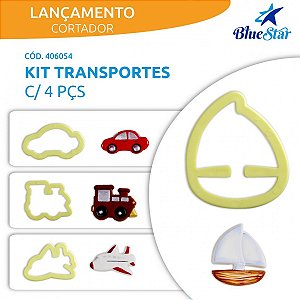 Cortador Kit Transportes C/4 Peças Blue Star