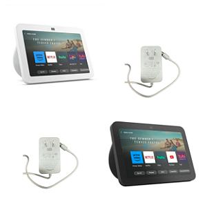 CAIXA INTELIGENTE ECHO SHOW 8 3º GERAÇÃO TOMADA EUA
