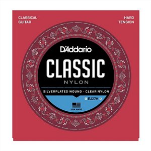 ENCORDOAMENTO DADDARIO VIOLAO NYLON HARD TENSION EJ27 PESADO