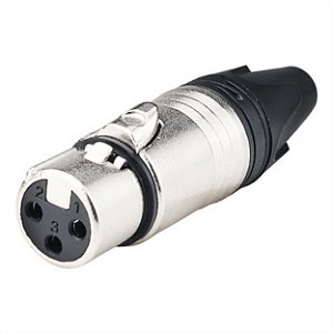 CONECTOR PROFISSIONAL XLR FEMEA KATO
