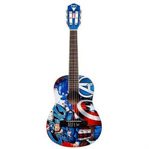 VIOLAO PHX INFANTIL LICENCIADO MARVEL CAPITAO AMERICA CORE