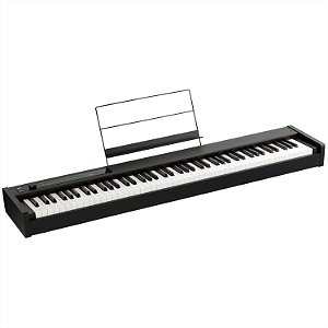 PIANO KORG D1-BK STAGE COM 88 TECLAS PRETO