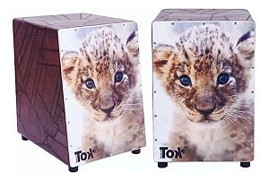 Cajon Acustico Infantil Leao Filhote