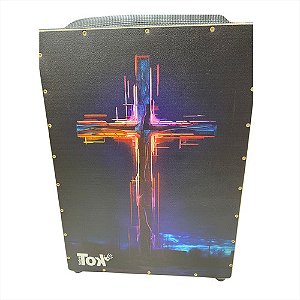 Cajón Tok Eletoacustico Profissional Bongo Embutido Cruz
