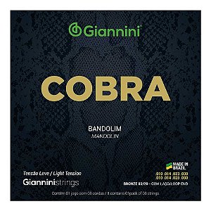 Encordoamento Bandolim Giannini Cobra Bronze Cm82l
