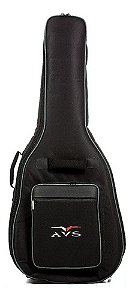 Capa Bag Pr Violão Classico Avs Ch200 Acolchoada Super Luxo Cor Preto