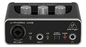 Interface De Audio Beringher Um 2 U-phoria
