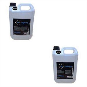 KIT 2 Liquido Fluido Maquina De Fumaça 5 Litros Neutro