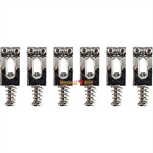 Kit 6 Carrinho Rastilho Guitarra Strato Ps003cf