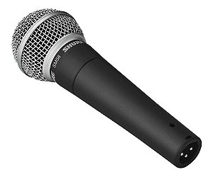 Microfone Shure Sm Sm58-lc Dinâmico Cardioide Cor Cinza-escu