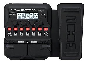 Pedal De Efeito Zoom G1x Four Preto - Sem Fonte