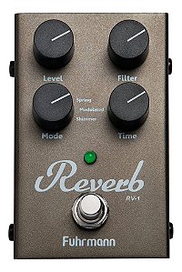 Pedal Reverb Para Efeito Fuhrmann Rv-1 Fonte Nao Inclusa