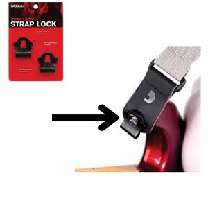 Strap Lock D'addario Dual-lock Pw-dlc-01