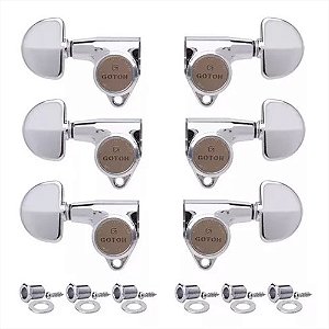 Tarraxa Gotoh Sg301-mg-t Chrome Com Trava Modelo 3+3