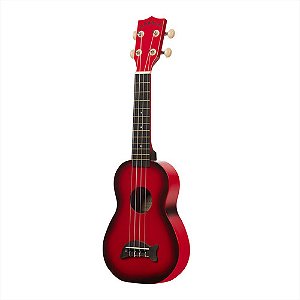Ukulele Kala Soprano Red Burst Dolphin Acustico