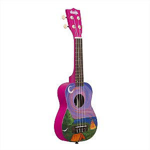 Ukulele Kala Soprano Ukadelic Happy Camper