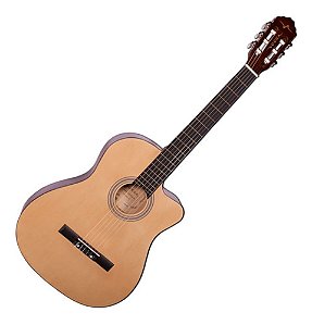 Violao Vogga Vca203 Natural Cordas Nylon Com