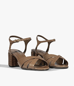 Schutz 593-Sandalia Salto Medio S 20001 0846 0001 553-Coffee