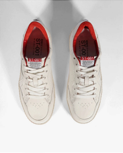 Schutz 337-Tenis Fem. S 21853 0001 0061 320-Branco/Vermelho