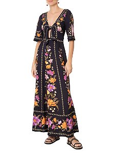 Farm 705-Vestido Longo 332975 2-Preto