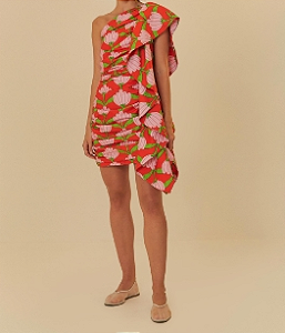Farm 15-Vestido 337148 48-Vermelho