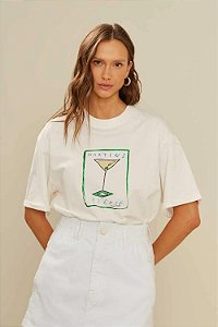 Oh,Boy! 684-T-Shirt Fem.M/C 02041792 413-Off White