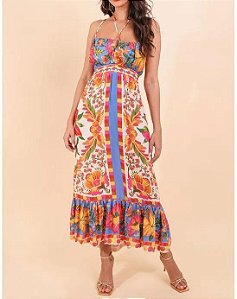 Farm 816-Vestido Midi 333102 190-Rose