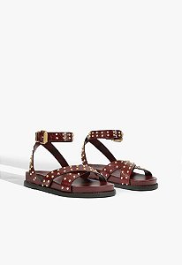 Schutz 668-Sandália Salto Baixo S 21564 0385 0002 398-Marsala