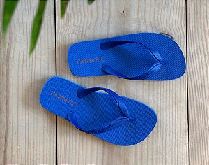 1897-Schutz/Farm 301-Chinelo Fem. J 10088 0022 0001 817-Azul Cobalto