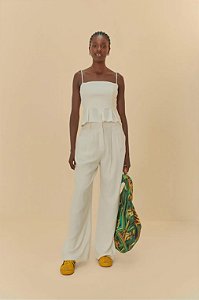 Farm 1000-Cal.F.Alfaiataria Color 337659 413-Off White