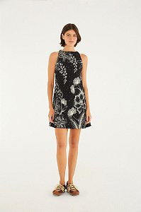 Farm 15-Vestido 342265 894-Preto/Creme