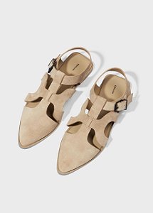 Sapatilha Slingback Camurça Natural – Osklen