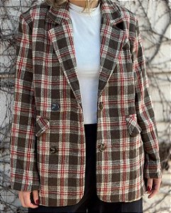 Blazer Oversized Xadrez - Fargos
