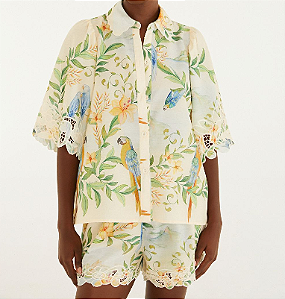 Camisa Jardim Tropical - Farm