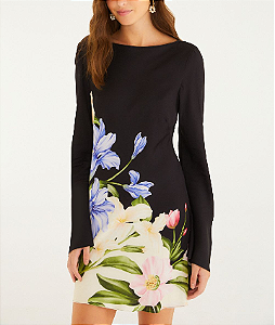 Vestido Curto Céu De Flor - Farm