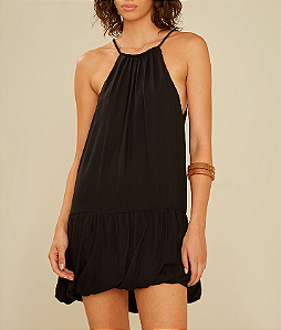 Vestido Curto Noir Flow - Oh,Boy!