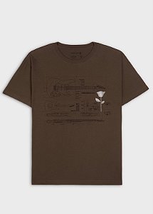 Camiseta Slim Stone Guitar Draw - Osklen