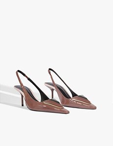 Scarpin Slingback Bellora Couro - Schutz
