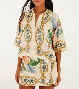 Camisa Lenço Jardim Real - Farm