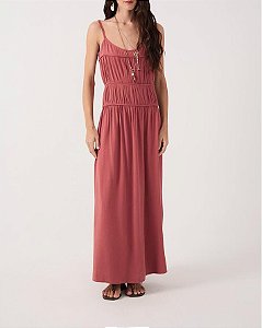 Vestido Longo Pala Franzida - Dress To