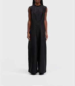Macacão Sleeveless Pespontos Linen - Osklen