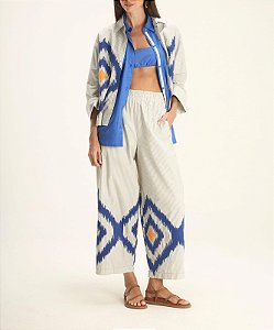 Calça Bordado Boho Navy - Cantão