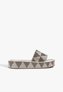 Tamanco Flatform Canvas - Schutz
